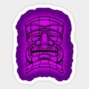 Tiki Head 3 Sticker